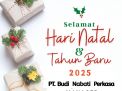 IKLAN NATAL DAN TAHUN BARU 2025 - PT. BUDI NABATI PERKASA