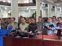Koor Ama Yerikho Kumandangkan Pujian di Ibadah Minggu Palmarum HKBP Jambi