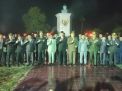 Apel kehormatan dan renungan suci peringatan hut ri ke-80 di taman makam pahlawan batang hari