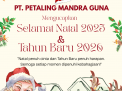PT. PETALING MANDRA GUNA MENGUCAPKAN SELAMAT NATAL 2025 DAN TAHUN BARU 2026