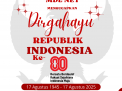 MDL NET JAMBI MENGUCAPKAN HUT RI KE-80