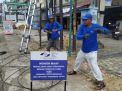 Tidak Miliki Izin Dan Tidak Melapor ke APJII Jambi, Kabel Udara Sembrawut Ditertibkan (Dilepas)