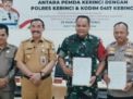 Pj. Bupati Kerinci Teken Naskah Perjanjian Hibah Pengamanan Pilkada