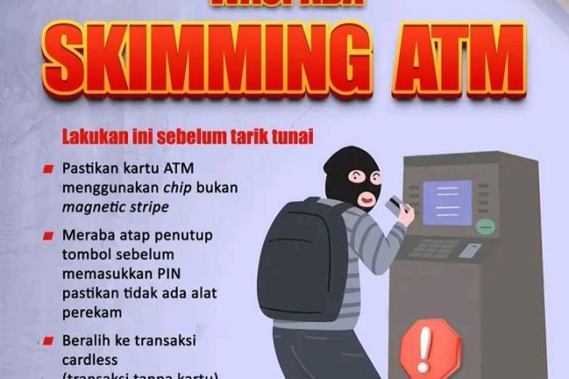 Masyarakat di Himbau Waspada Skimming ATM