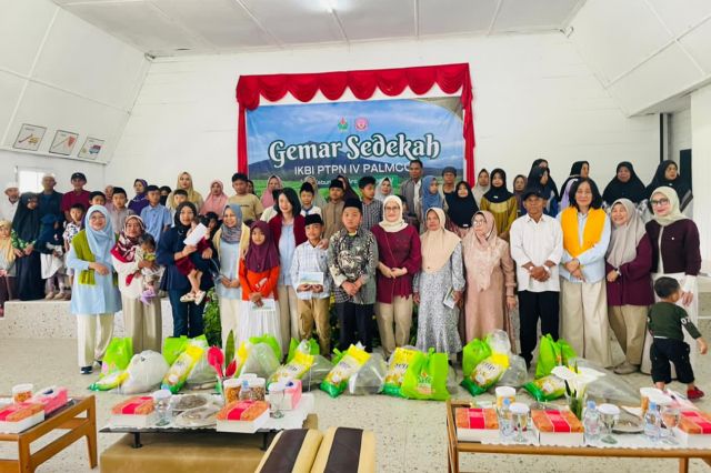 Gema Sedekah, IKBI PTPN IV Regional IV Sebar 50 Paket Plus