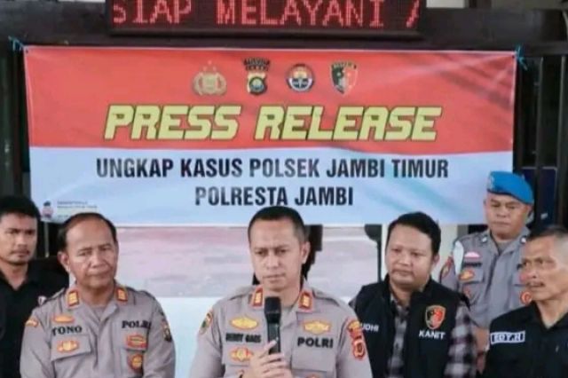 Polsek Jambi Timur Ungkap dan Ringkus Dua Pelaku Penipuan Emas Palsu