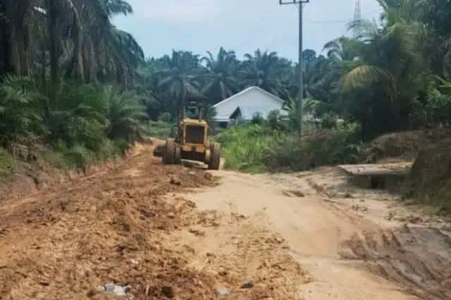 Urat Nadi Ekonomi Berdetak Kembali: PTPN IV Perbaiki 12 Km Jalan Desa, Bawa Harapan Baru bagi 1.750 Keluarga di Muaro Jambi