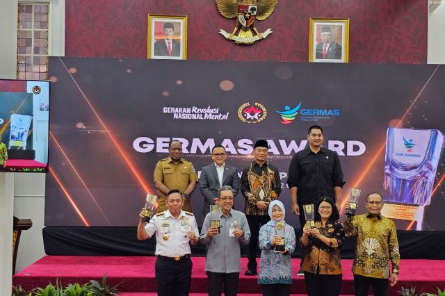 Kemenkumham Meraih Terbaik Kedua dalam Penghargaan Germas Award Tahun 2023