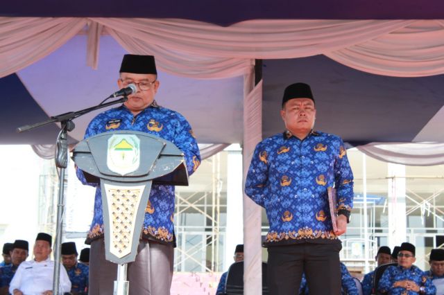 Pemkab Kerinci Gelar Upacara Peringatan HUT Korpri Ke 52 Tahun 2023