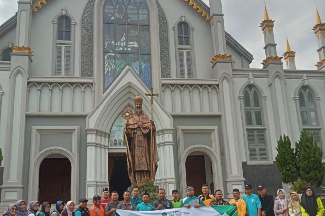 Perkuat Moderasi, Pemuda Katolik Jambi dan Penyuluh Agama Kota Jambi gotong royong bersama