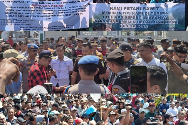 Ribuan Masyarakat Geruduk Kejaksaan dan DPRD Muaro Jambi, Tolak penertiban PKH