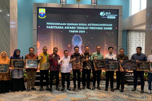 PTPN Regional 4 Raih Paritrana Award BPJS 