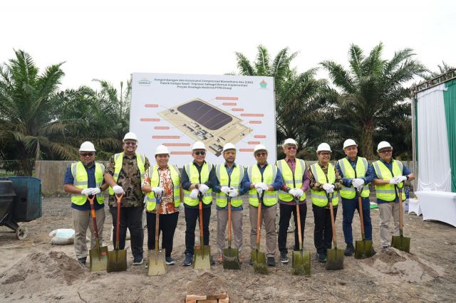 Pabrik Gas Biometan Pertama dari Limbah Sawit Mulai Dibangun PTPN IV di Simalungun