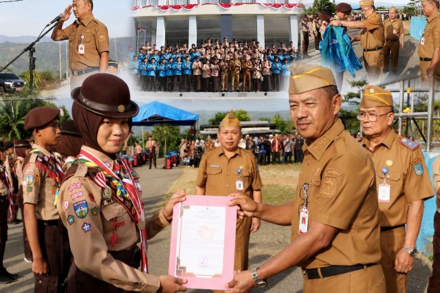 Wabup Murison Lepas Kontingen Pramuka Kerinci Menuju Jambore Nasional XII 2026 di Cibubur