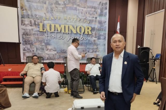 Setetes darah Anda, harapan hidup bagi sesama! Luminor Hotel Jambi gelar donor darah 