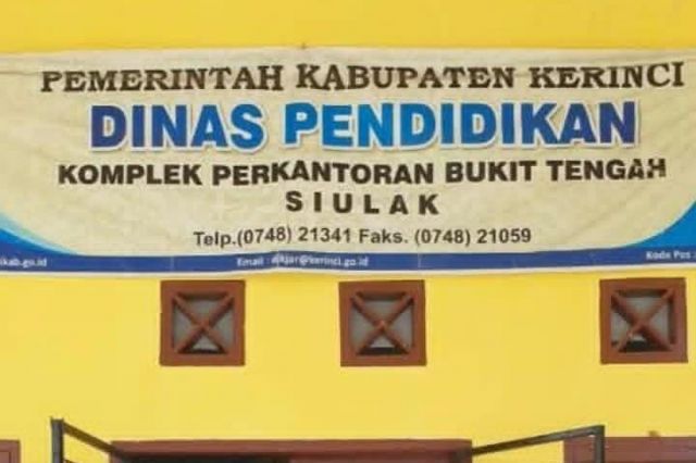 Dugaan Pungli di Dinas Pendidikan Kerinci Mencuat, Bupati Diminta Turun Tangan