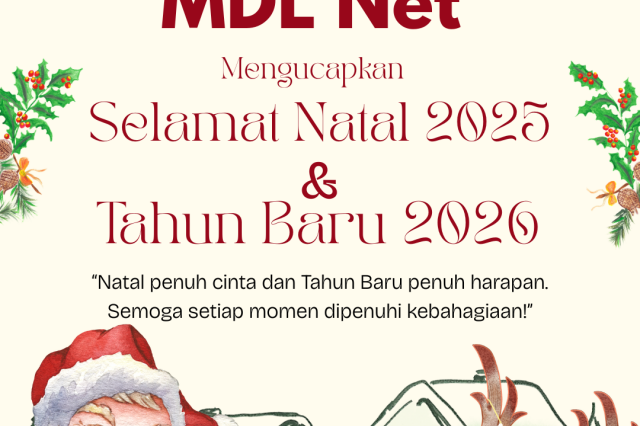 MDL NET MENGUCAPKAN NATAL 2025 DAN TAHUN BARU 2026