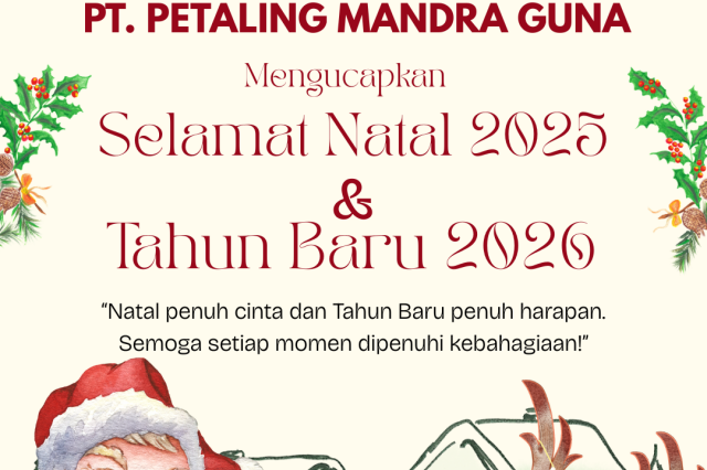 PT. PETALING MANDRA GUNA MENGUCAPKAN SELAMAT NATAL 2025 DAN TAHUN BARU 2026