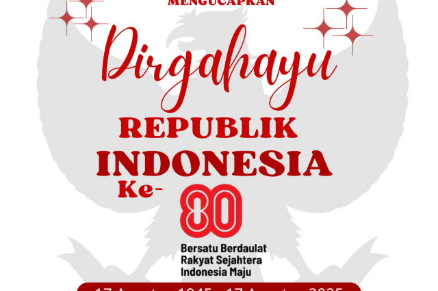 PT. DJATI KESUMAKU MENGUCAPKAN HUT RI KE-80
