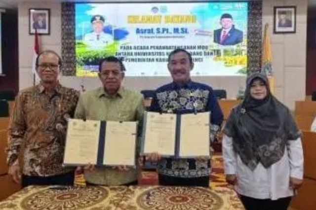 PJ Bupati Kerinci Tandatangani Kesepakatan Kerja Sama UNP.