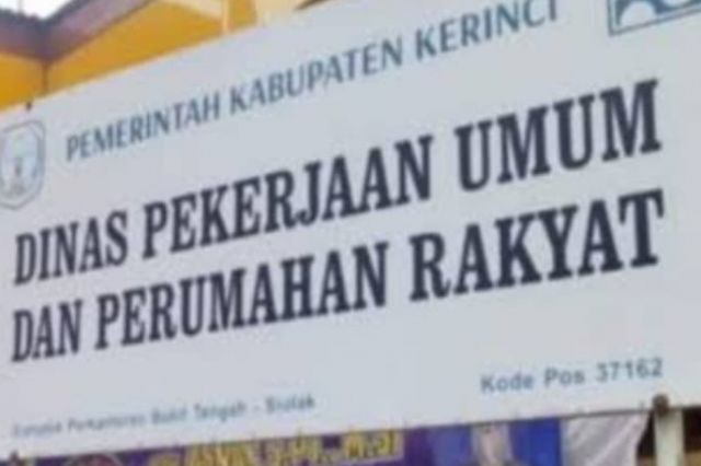 Diduga Jarang Ikut Apel Pagi, Salah Satu Pejabat Dinas PUPR Kerinci Jadi Sorotan: Ada Kongkalikong SPT?