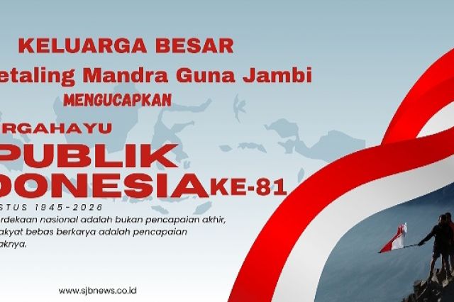KeluargaBesar PT. PETALING MANDRA GUNA JAMBI Mengucapkan HUT RI ke-81